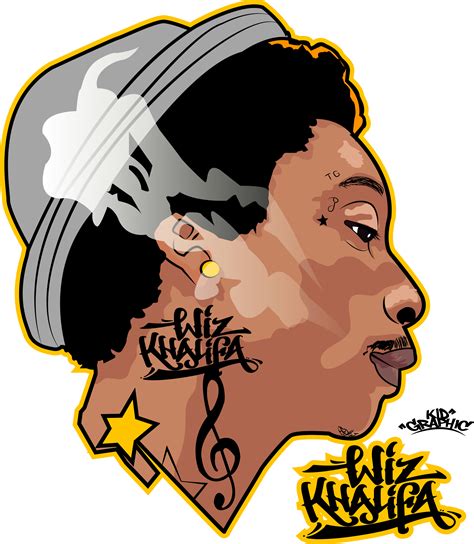 Wiz Khalifa Back Tattoo Poster