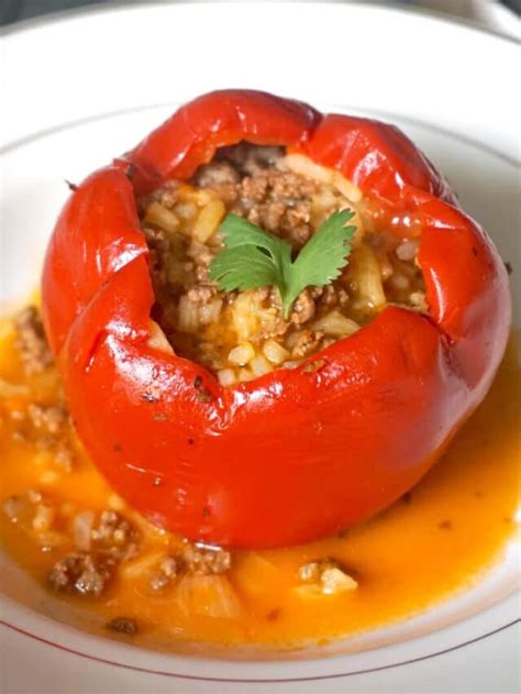 Stuffed Peppers With Mince And Rice My Gorgeous Recipes