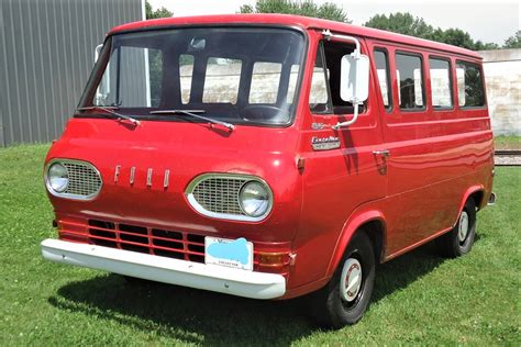 Unusual Survivor 1966 Ford Econoline Window Van In Original Condition