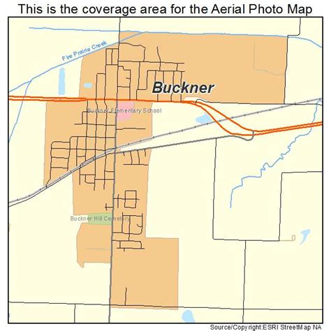 Aerial Photography Map Of Buckner Mo Missouri