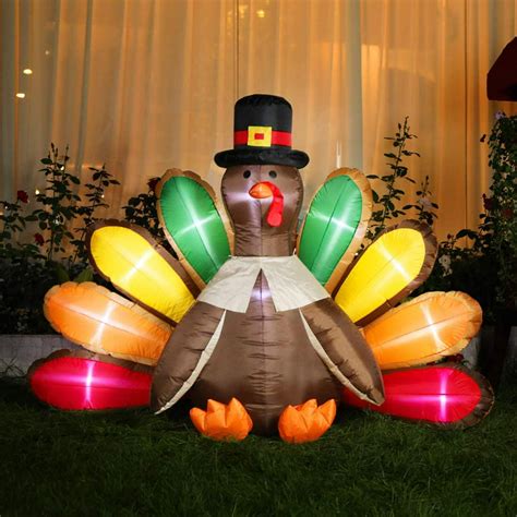 inflatable yard turkey