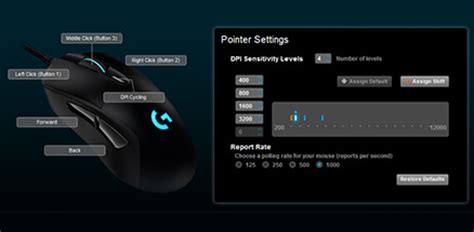 The logitech gaming software & g hub software both are compatible with the g403 hero/prodigy mouse. Logitech G403 Wired Programmable Gaming Mouse