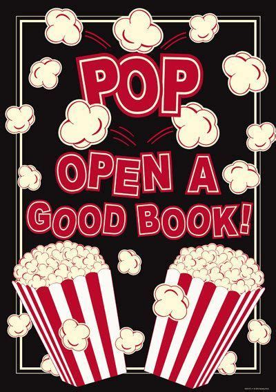 Pop Open A Good Book Motivational Poster Mardel Library Book