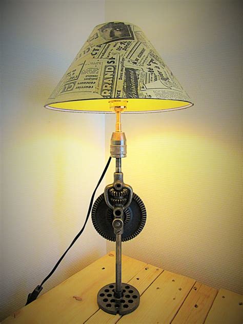 Lumimeca Recycled Steampunk Table Lamp Id Lights