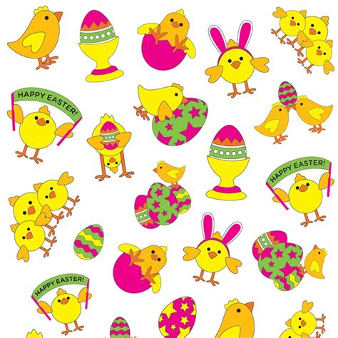 Easter Stickers Pack Of 240 Paper And Card Cleverpatch Art