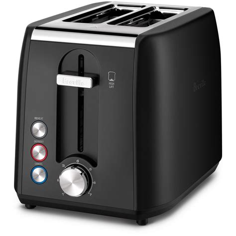 Breville Soho 2 Slice Toaster Black Lta520mtb Big W
