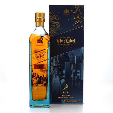 Johnnie Walker Blue Label New York Limited Edition 75cl Us Import Whisky Auctioneer