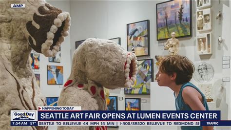 Seattle Art Fair Opens At Lumen Events Center Fox 13 Seattle Youtube
