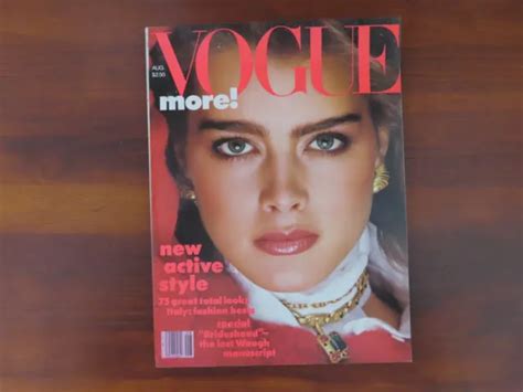Vogue August 1982 Brooke Shields 5586 Picclick