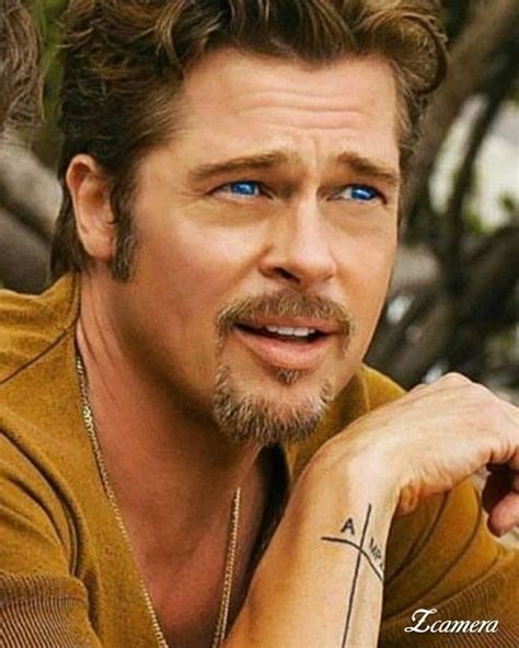Brad Pitt🖤 On Instagram Blue Eyes 💙 Bradpitt Brad Pitt Haircut