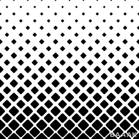 پس زمینه مدرن و خلاقانه Monochrome Square Pattern Background Geometric