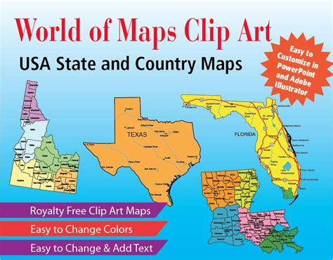 Editable Us Map Powerpoint Download Free