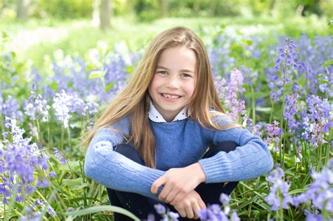 Princess Charlotte Poses With Puppy In 7th Birthday Portrait Photos