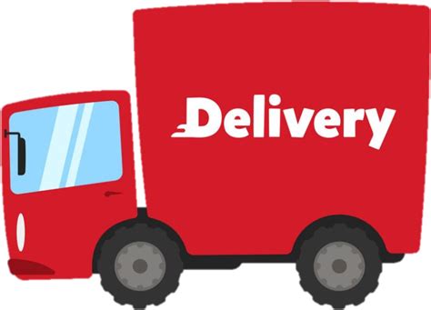 Download Transparent Delivery Truck Png Transparent Cartoon Delivery
