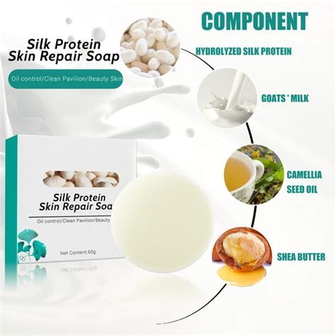 Silk Essence Protein Skin Repair Soap Glamouraxis