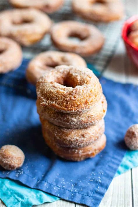 Fried Apple Cider Donuts Recipe Plus Donut Holes A