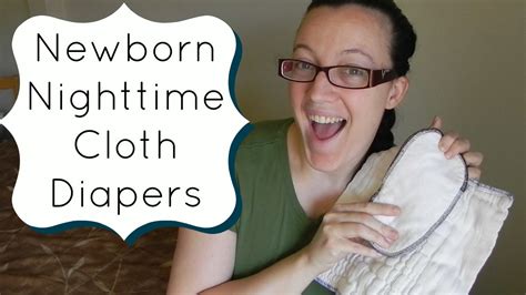 Newborn Nighttime Cloth Diaper Solution Youtube