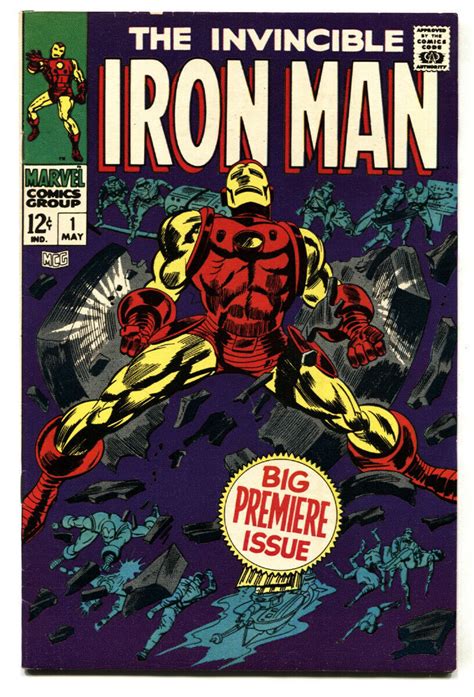 Iron Man 1 1968 Marvel Silver Age First Issue Comic Book Fnvf