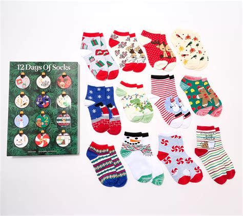 Muk Luks Kids 12 Days Of Christmas Socks