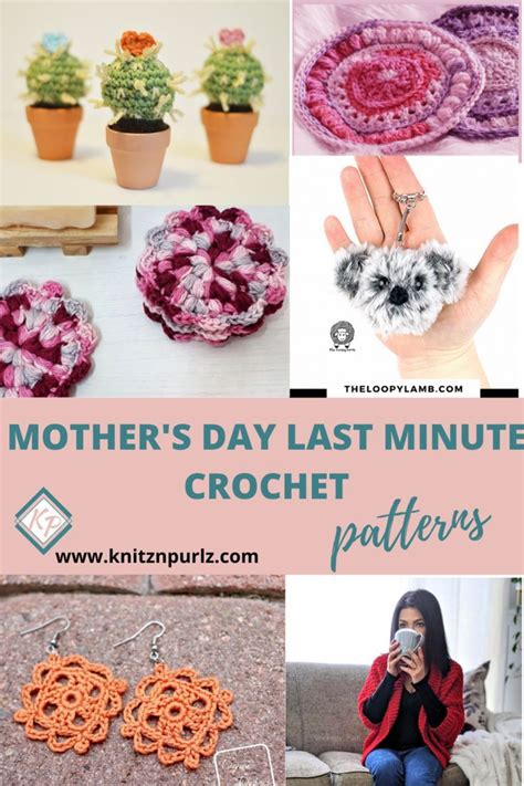 He really likes this coffee not only for its strength, but. Mother's Day Last Minute Crochet Patterns — knitznpurlzT ...