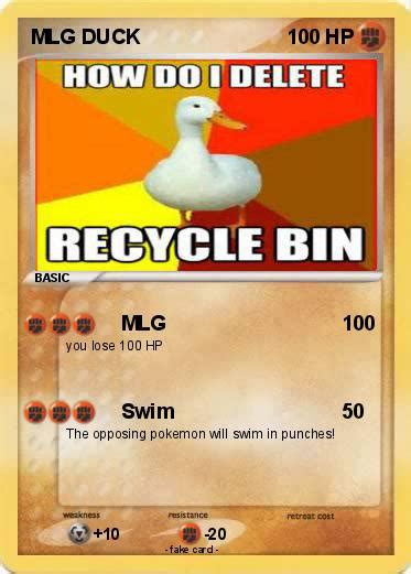 Pokémon Mlg Duck 1 1 Mlg My Pokemon Card