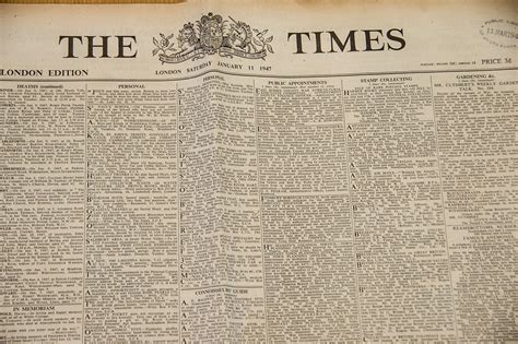 Free Photo The Times Newspaper Historic Free Image On Pixabay 434327