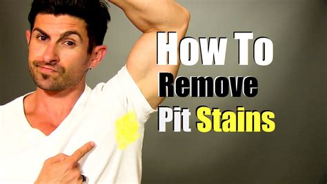How To Remove Yellow Armpit Stains Quick Easy And Cheap Youtube