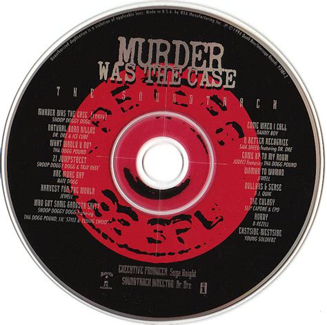 Collection 45 Va Murder Was The Case Soundtrack 1994