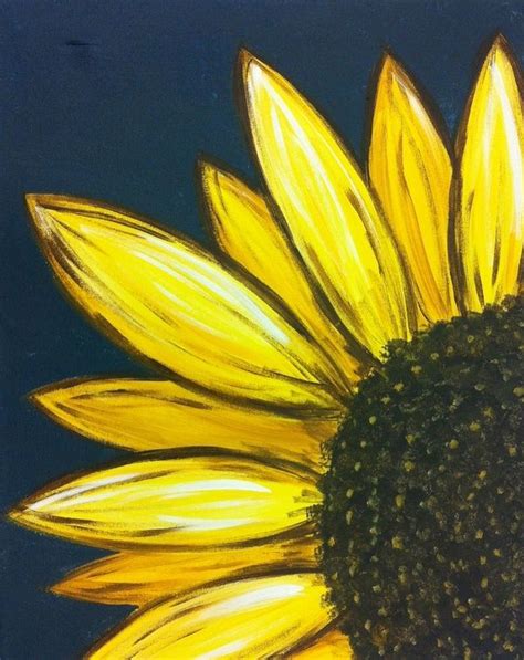 Sunflower Canvas Paintings Sunflower Painting Painting
