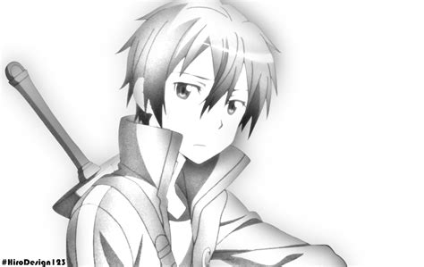 Kirito Drawing by HiroDesign123 on DeviantArt