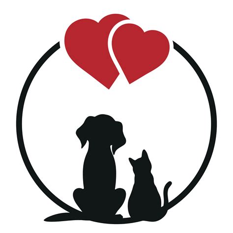 Dog And Cat Love 13430405 Vector Art At Vecteezy