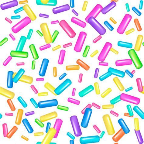 Best Sprinkles On White Illustrations, Royalty-Free Vector Graphics