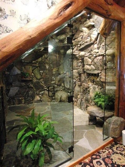 Waterfall Shower Tropical Bathroom Tampa By Inside
