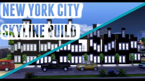 The Sims 4 House Build New York City Skyline Youtube