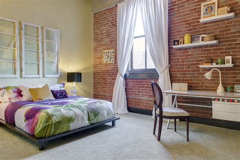 Downtown Penthouse Loft Contemporáneo Dormitorio St Louis De S