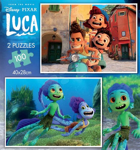 Puzzle Luca Disney Educa 2 X 100 Dílků