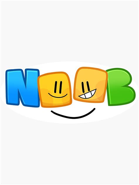 Noob Sticker By Kxradraws Redbubble