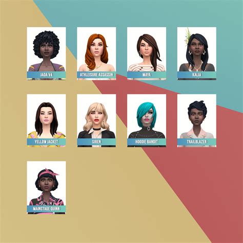 Fortnite Hairs Conversionedit Updates At Busted Pixels Sims 4 Updates