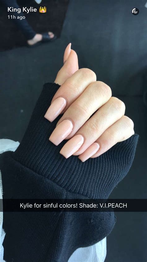 Kylie Jenners New Nail Polish Kylie Nails Glam Nails Kylie Jenner Nails