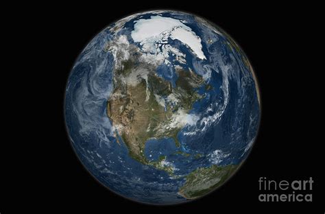 A View Of The Earth With The Full Photograph By Stocktrek Images Fine