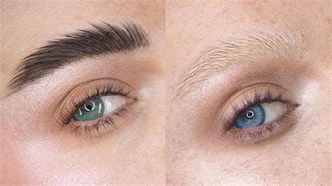 HOW TO FAKE BLEACHED BROWS IDEAL FOR BUSHY DARK BROWS Bleached