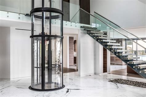 Vuelift Round Glass Panoramic Home Elevator Azure Magazine Azure