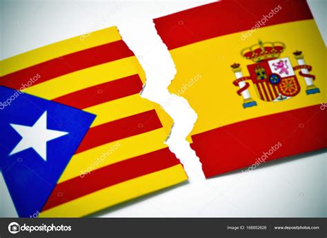 Categoria:bandeiras e brasões de espanha (pt); Katalanische Unabhängigkeitsfahne und spanische Flagge ...