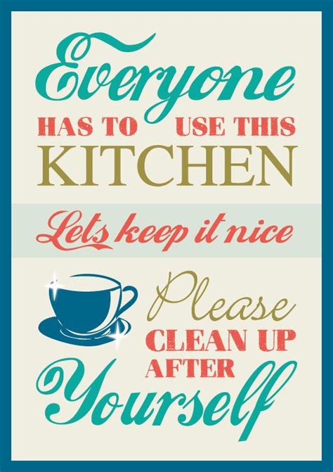 Clean Kitchen Sign Kitchen Signs Kitchen Rules Sign Clean Kitchen