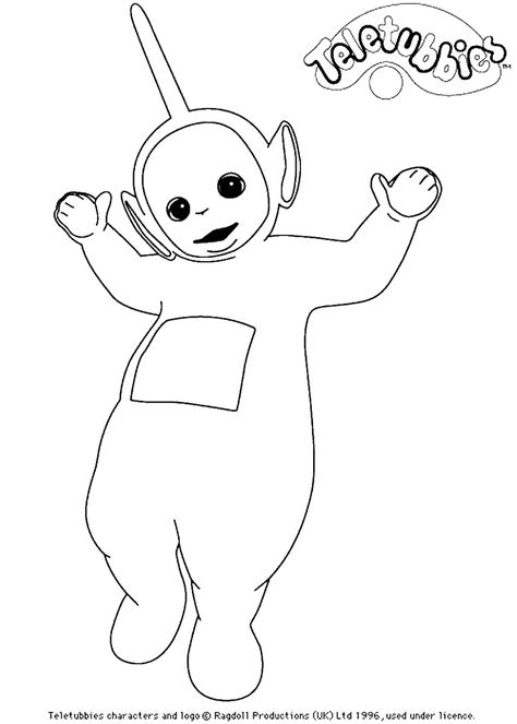Teletubbies Dipsy Coloring Pages