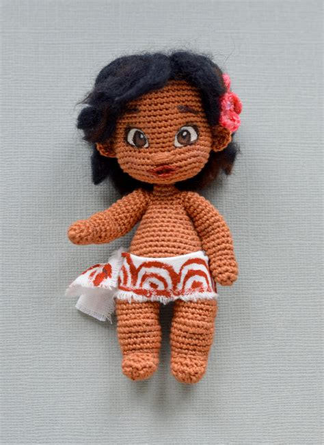 Moana Doll Body Crochet Pattern Crochet Moana Amirumi Moana Etsy