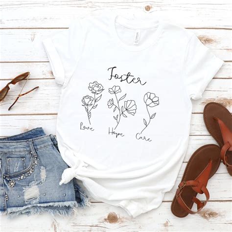 Foster Love Foster Hope Foster Care Shirt Foster Mom Shirt Etsy