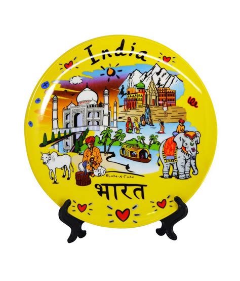 Buy valentine week gifts online and send to. India Souvenirs India Subway Plate - Buy India Souvenirs ...