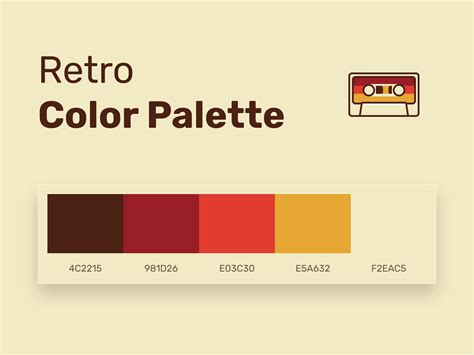 Retro Color Palette 2 By Rengised On Dribbble