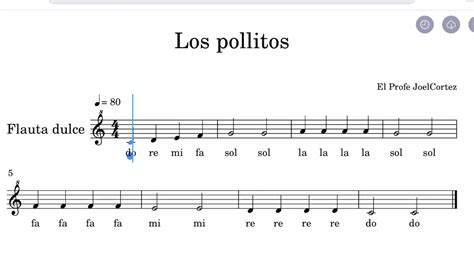 Chords For La Cancin De Los Pollitos Dicen Po Po Po